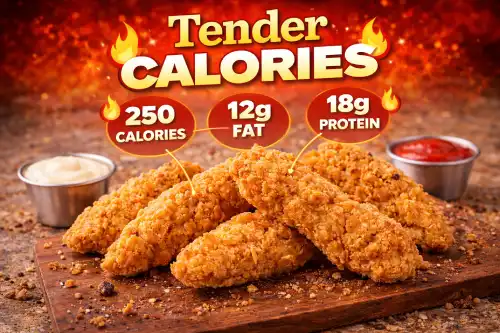 Tender calories – crispy chicken tenders nutrition guide.