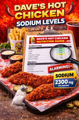Dave's Hot Chicken Sodium Levels – Nutrition Guide.